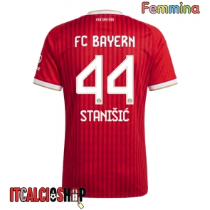 Bayern Munich Josip Stanisic #44 Prima Maglia Femmina 2026-27 Manica Corta
